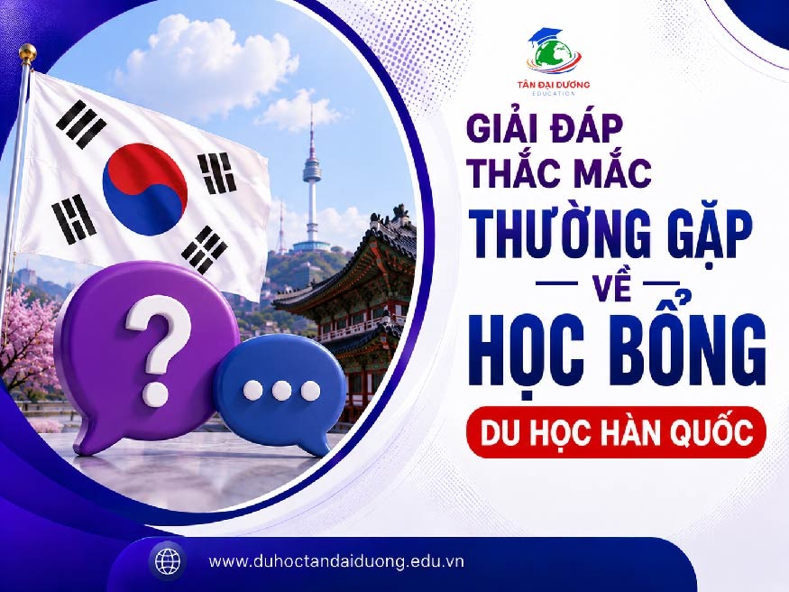 Giải đáp thắc mắc thường gặp về học bổng du học Hàn Quốc