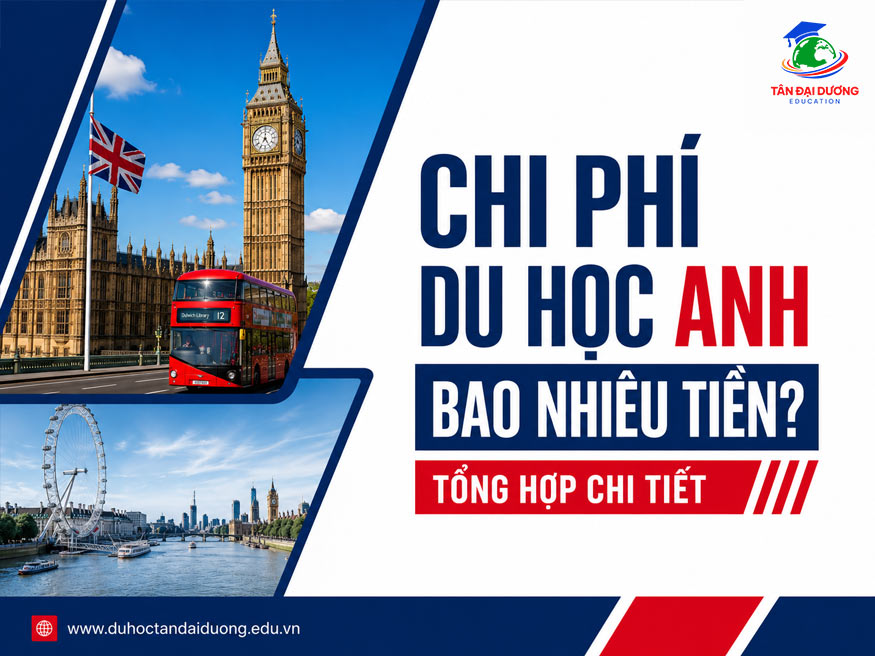 Chi phí du học Anh bao nhiêu tiền? Tổng hợp chi tiết