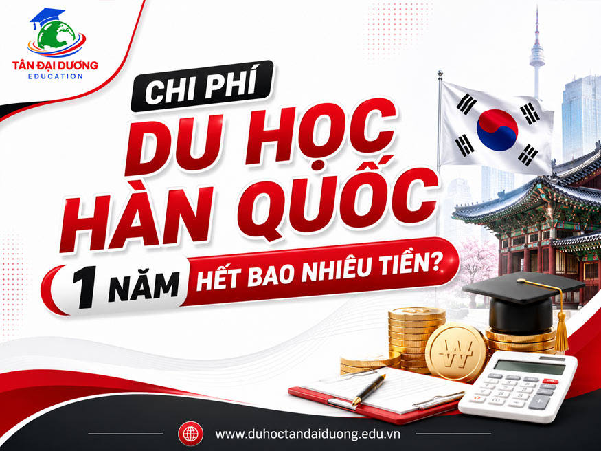 Chi phí du học Hàn Quốc 1 năm hết bao nhiêu tiền?