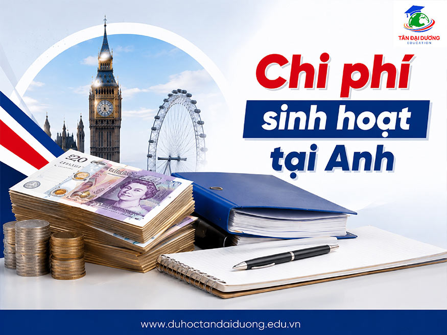 Chi phí sinh hoạt tại Anh