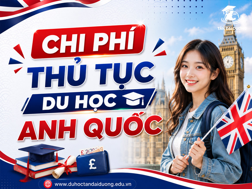 Chi phí thủ tục du học Anh Quốc