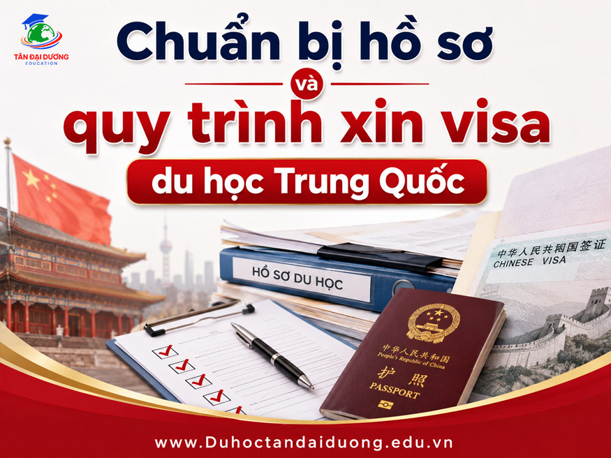 Chuẩn bị hồ sơ và quy trình xin visa du học Trung Quốc