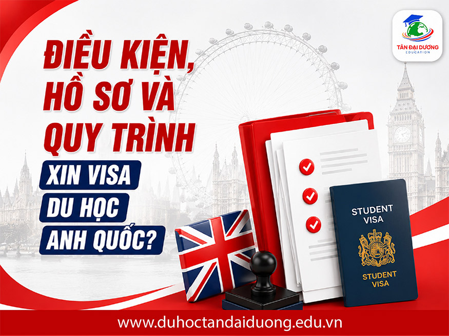Điều kiện, hồ sơ và quy trình xin visa du học Anh Quốc