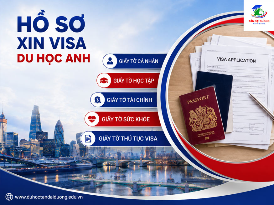 Hồ sơ xin visa du học Anh