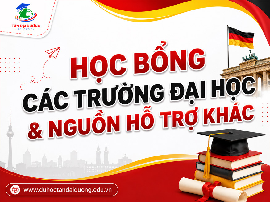 Học bổng các trường đại học & nguồn hỗ trợ khác
