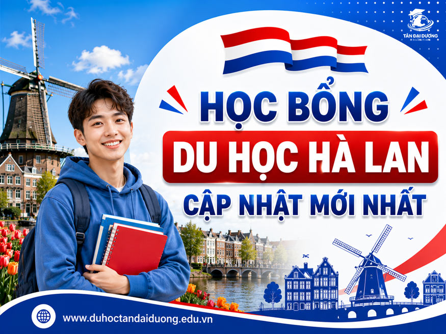 Học bổng du học Hà Lan: Cập nhật mới nhất