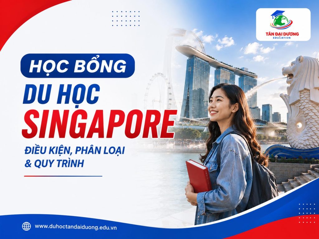 Học bổng du học Singapore: Điều kiện, phân loại, quy trình