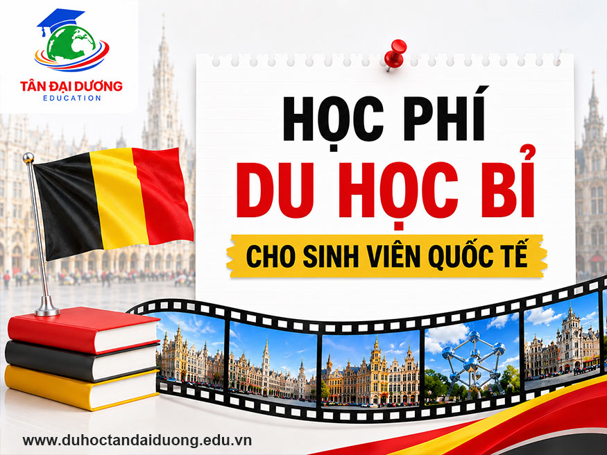 Học phí du học Bỉ cho sinh viên quốc tế