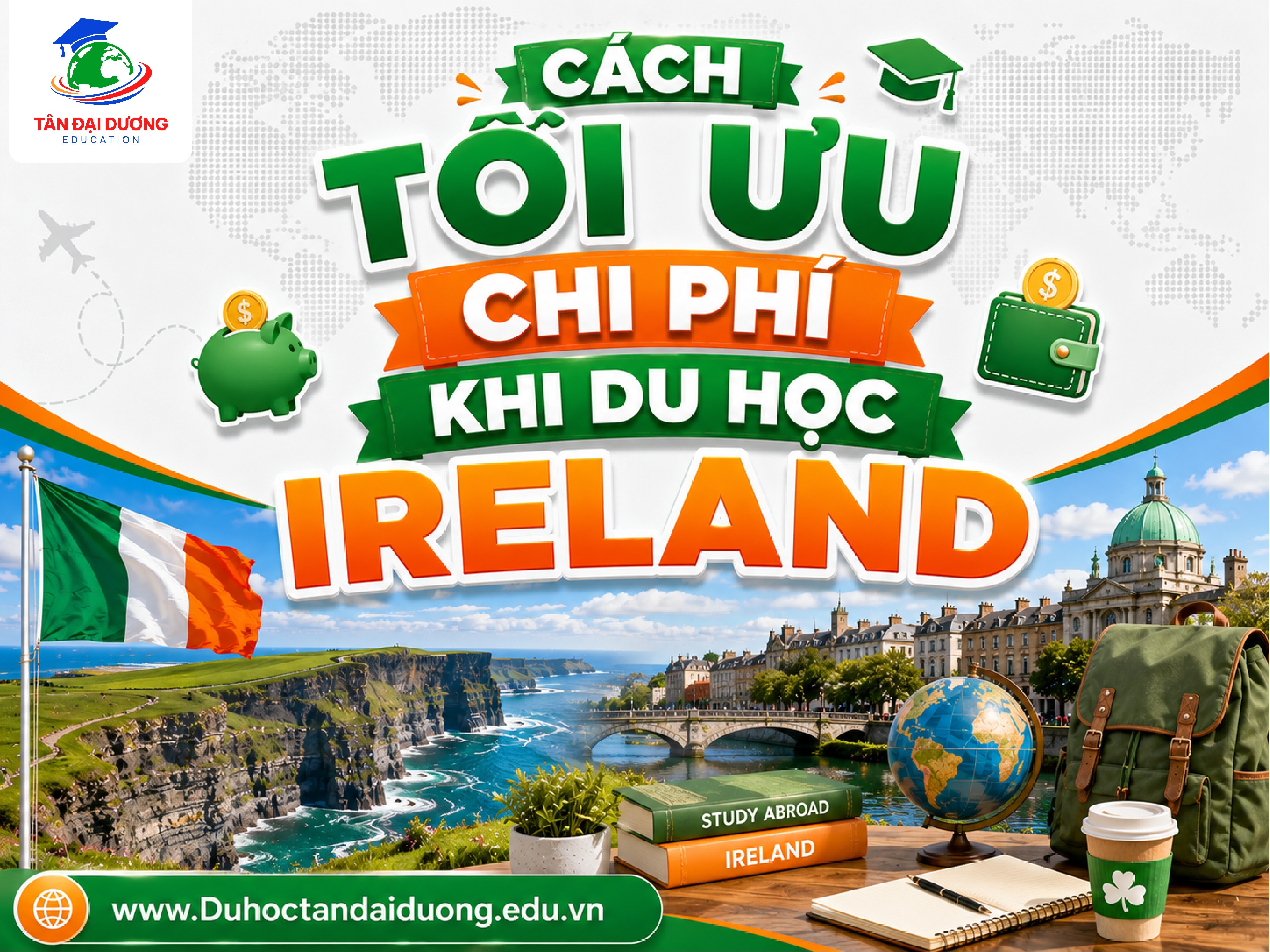 Cách tối ưu chi phí khi du học Ireland