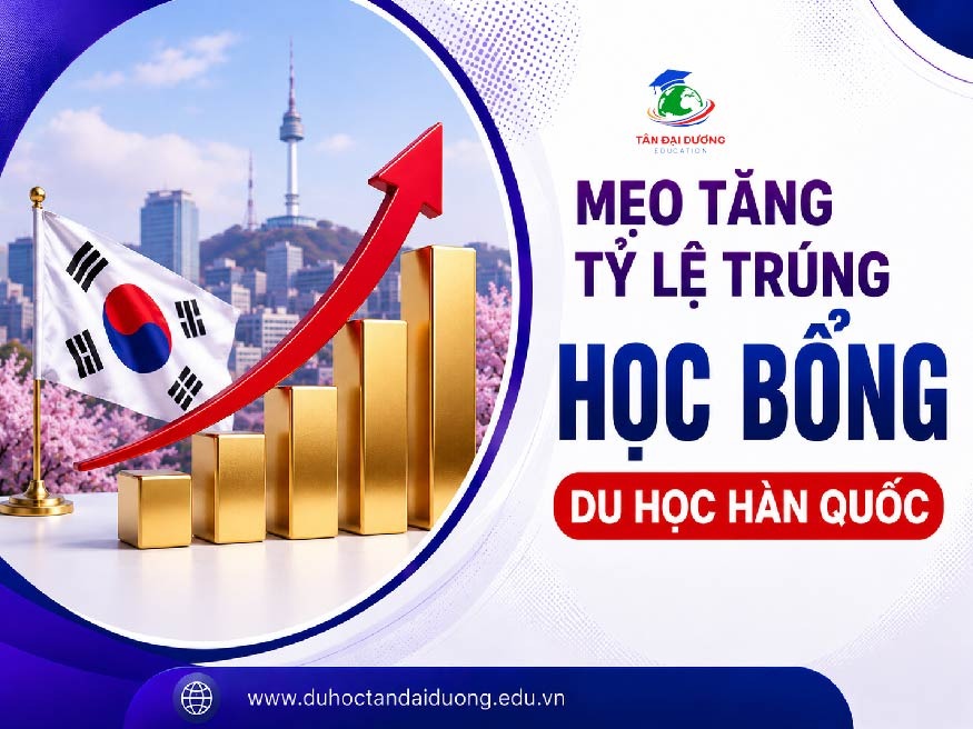 Mẹo tăng tỷ lệ trúng học bổng du học Hàn Quốc