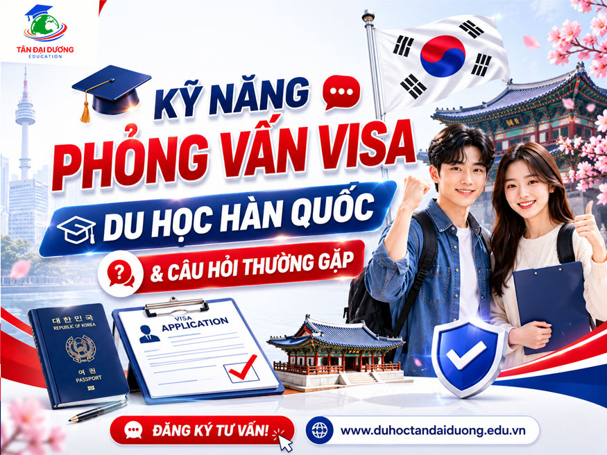 Kỹ năng phỏng vấn visa du học Hàn Quốc & câu hỏi thường gặp