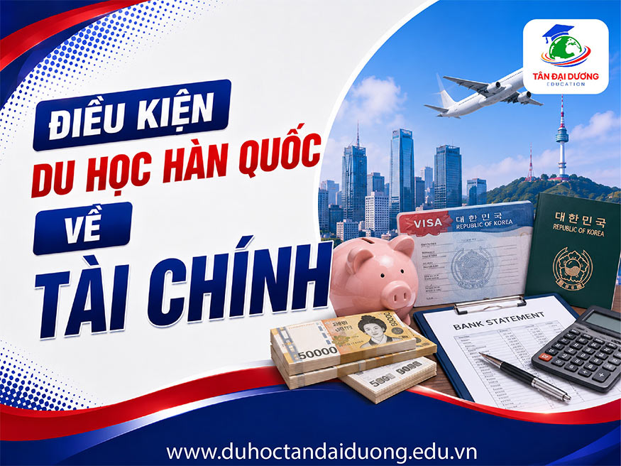Điều kiện du học Hàn Quốc về tài chính