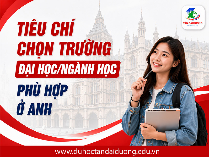 Tiêu chí chọn trường Đại Học/Ngành Học phù hợp ở Anh