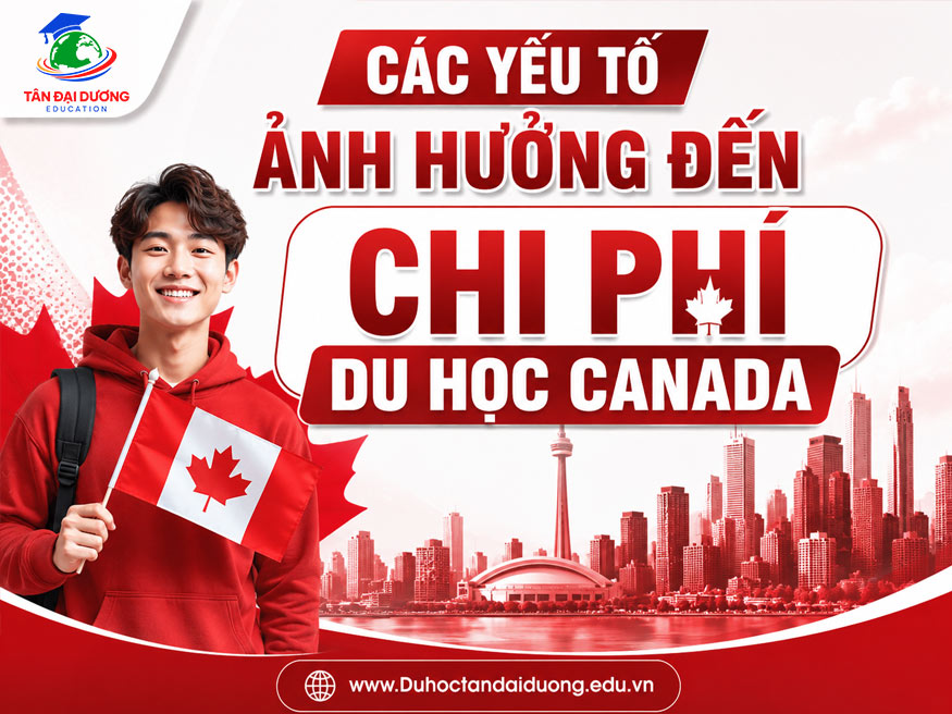 Các yếu tố ảnh hưởng đến chi phí du học Canada