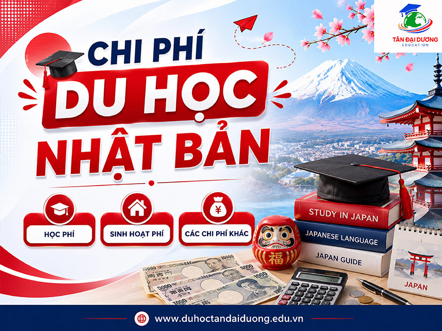 Chi phí du học Nhật Bản: Học phí, sinh hoạt và các chi phí khác