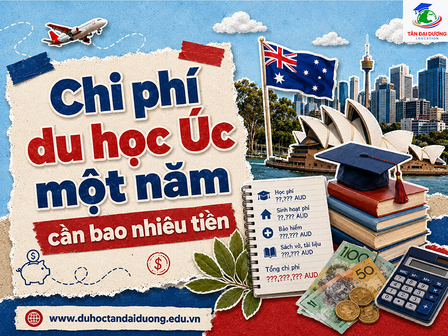 Chi phí du học Úc một năm cần bao nhiêu tiền?