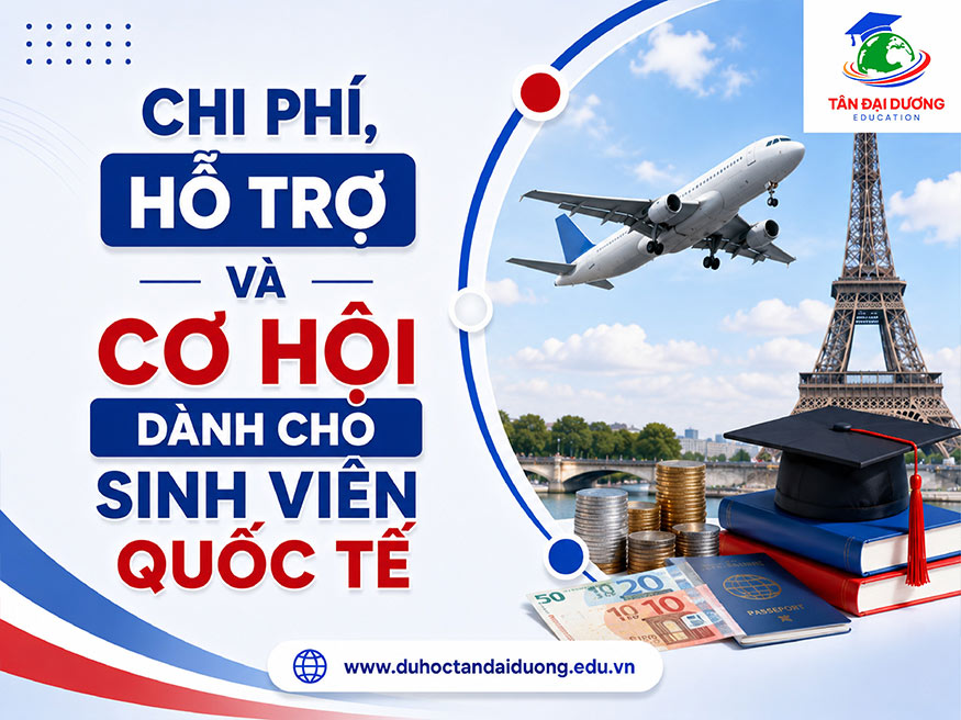 Chi phí, hỗ trợ và cơ hội dành cho sinh viên quốc tế
