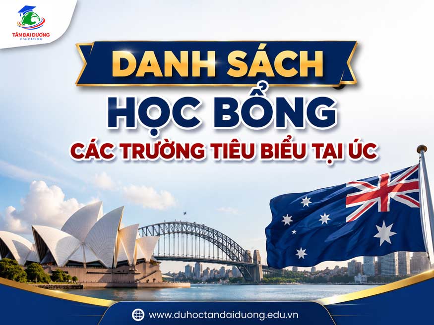 Danh sách các học bổng và trường tiêu biểu tại Úc