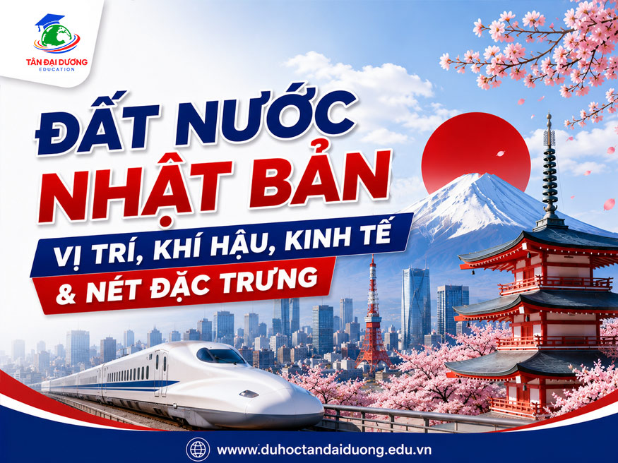 Đất nước Nhật Bản: Vị trí, Khí hậu, Kinh tế & Nét đặc trưng