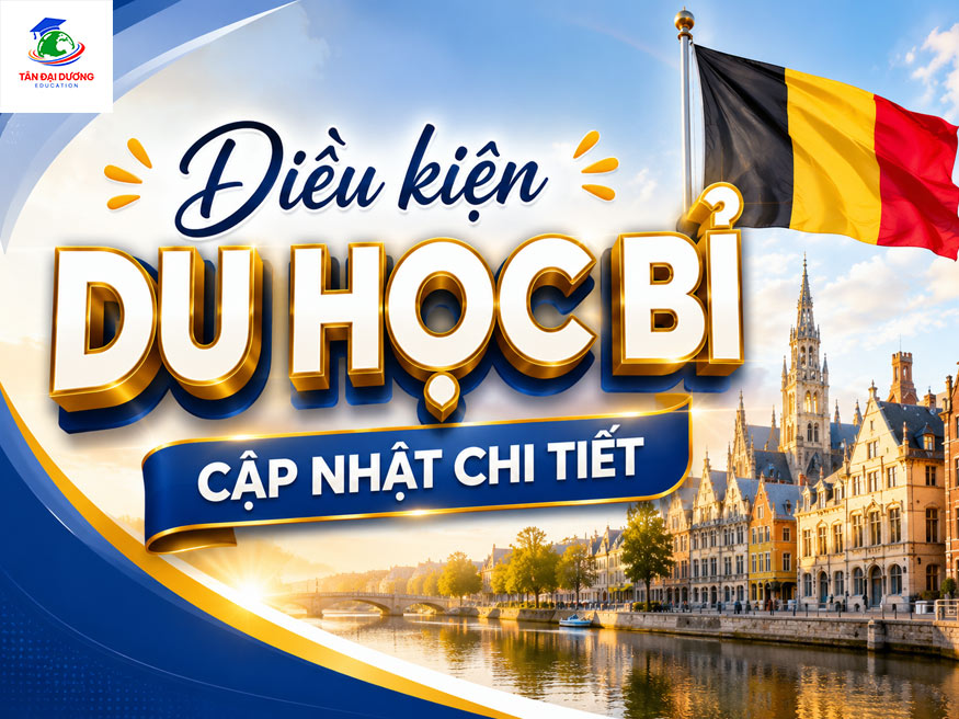 Điều kiện du học Bỉ: Cập nhật chi tiết