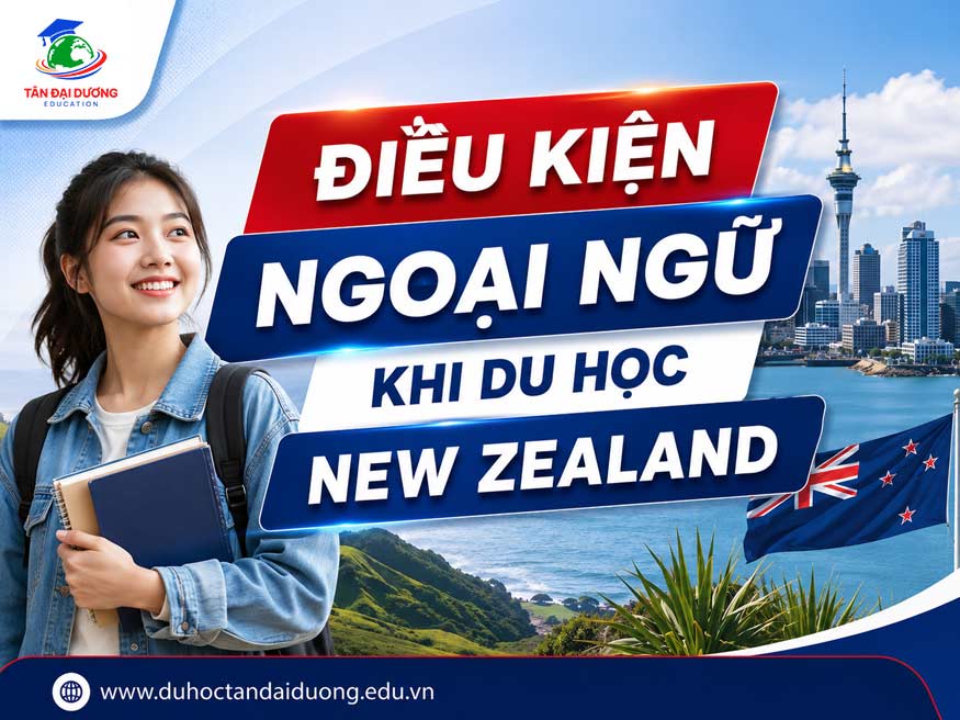 Điều kiện ngoại ngữ khi du học New Zealand