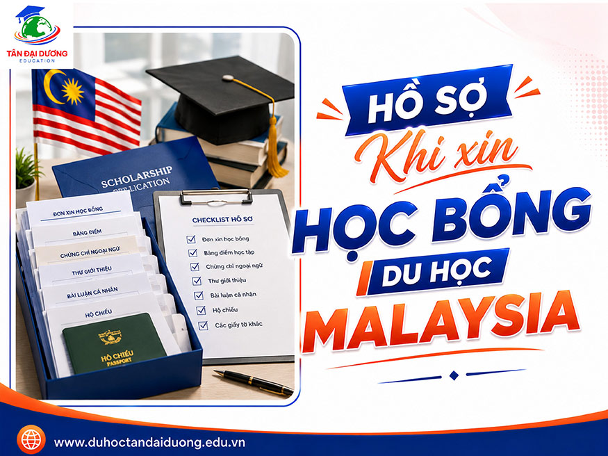 Hồ sơ khi xin học bổng du học Malaysia