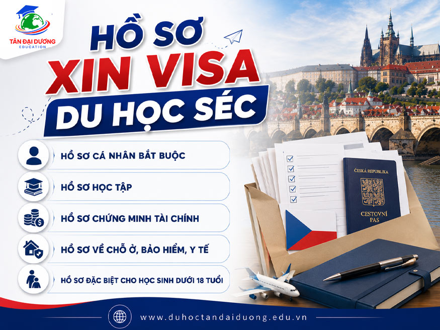 Hồ sơ xin visa du học Séc