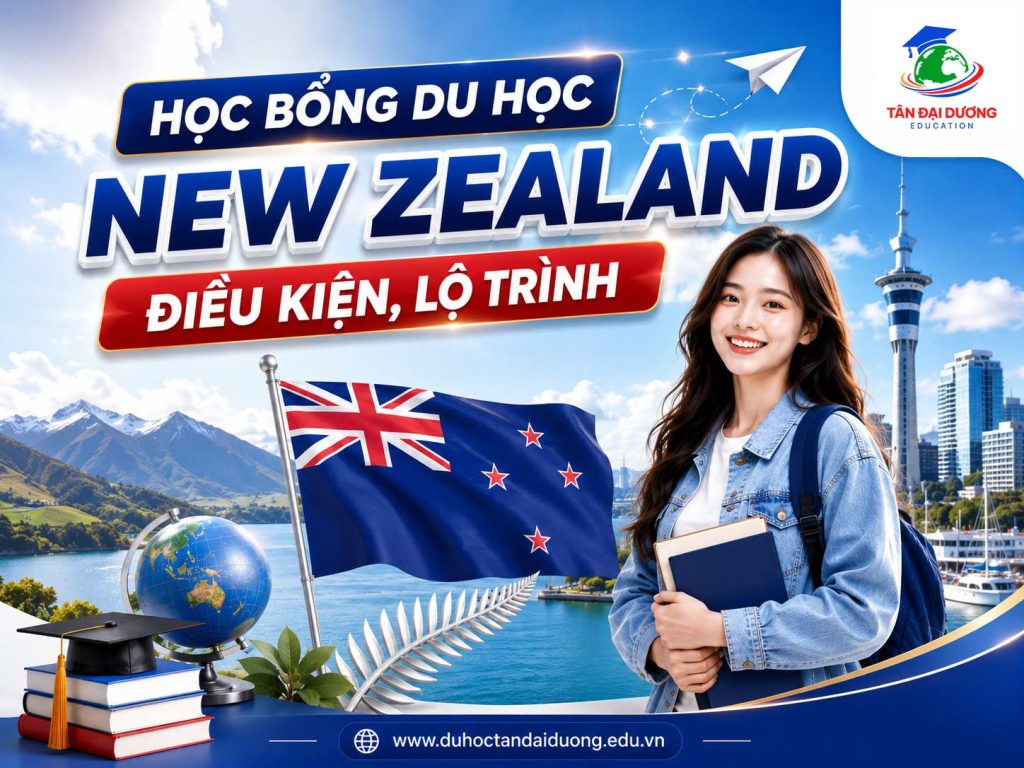 Học bổng du học New Zealand: Điều kiện, Lộ trình