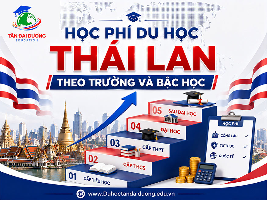 Học phí du học Thái Lan theo từng trường và bậc học