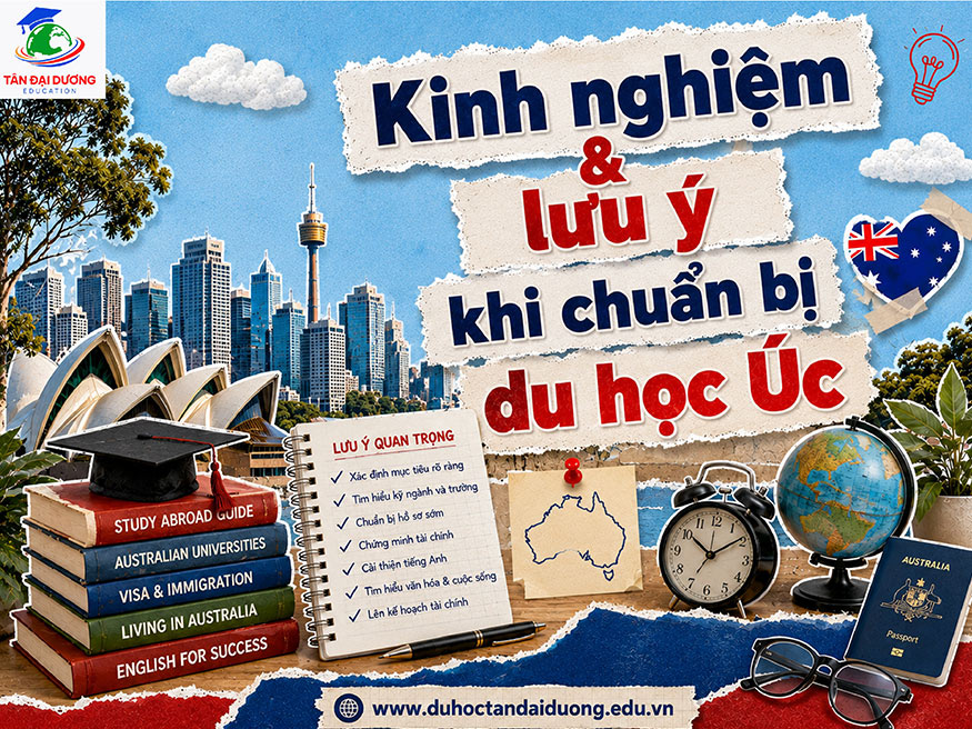 Kinh nghiệm & lưu ý khi chuẩn bị du học Úc
