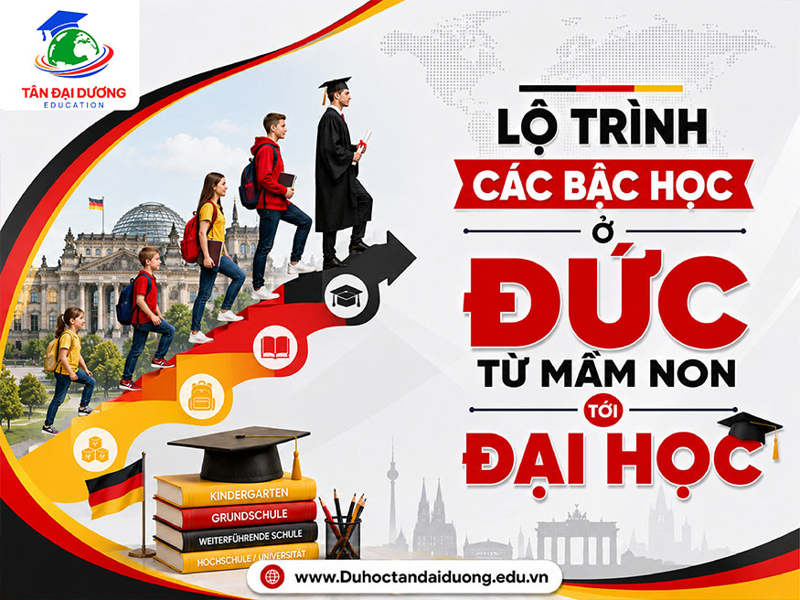 Lộ trình các bậc học ở Đức từ mầm non tới đại học