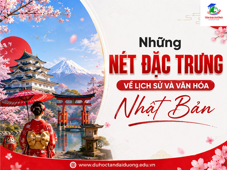Nét đặc trưng về lịch sử và văn hóa Nhật Bản