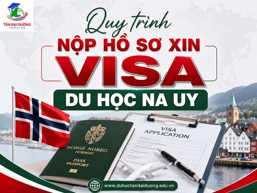 Quy trình nộp hồ sơ xin visa du học Na Uy