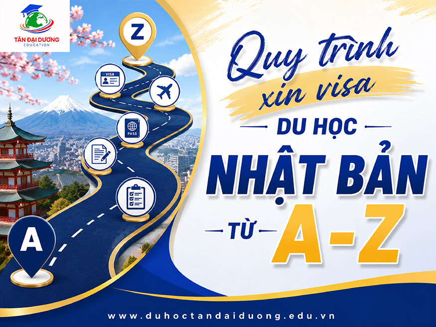 Quy trình xin visa du học Nhật Bản từ A-Z