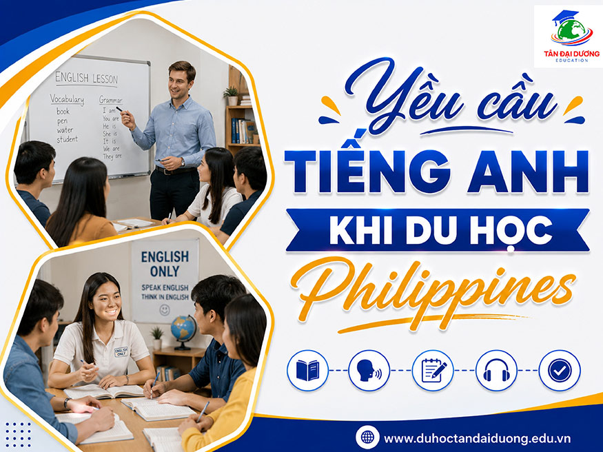 Yêu cầu tiếng Anh khi du học Philippines