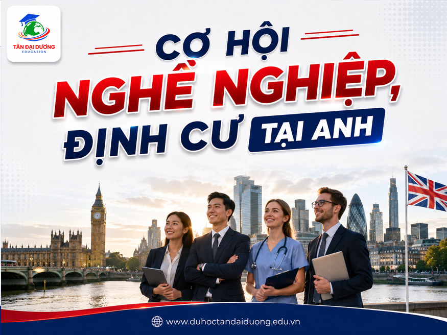 Cơ hội nghề nghiệp, định cư tại Anh