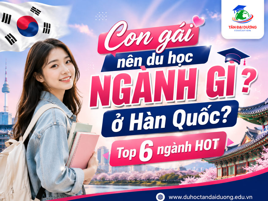 Con gái nên du học ngành gì ở Hàn Quốc? Top 6 ngành HOT 2027