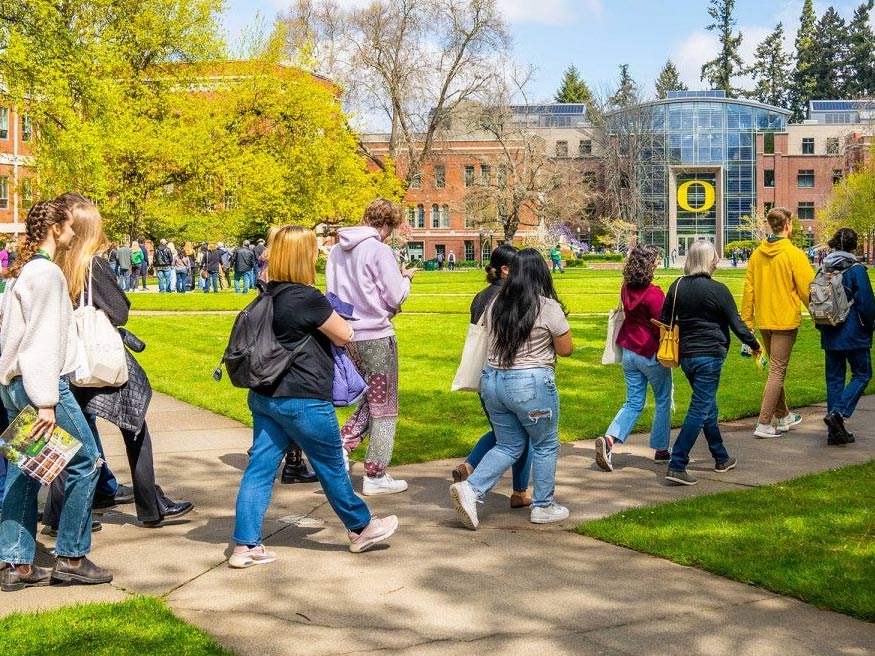 Điều kiện đầu vào University of Oregon