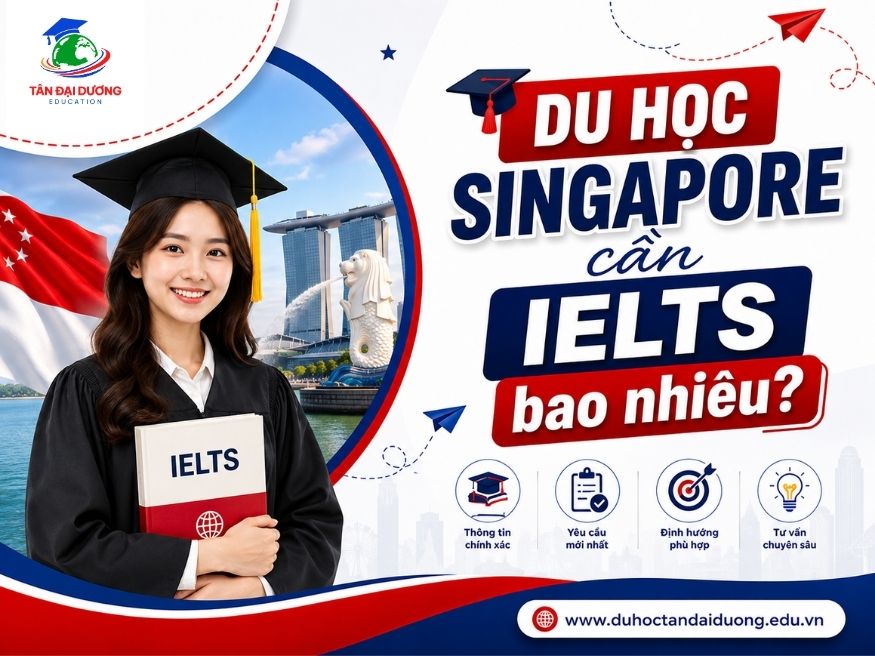 Du học Singapore cần IELTS bao nhiêu cho từng bậc học