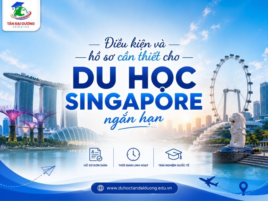 Điều kiện và hồ sơ cần thiết cho du học Singapore ngắn hạn