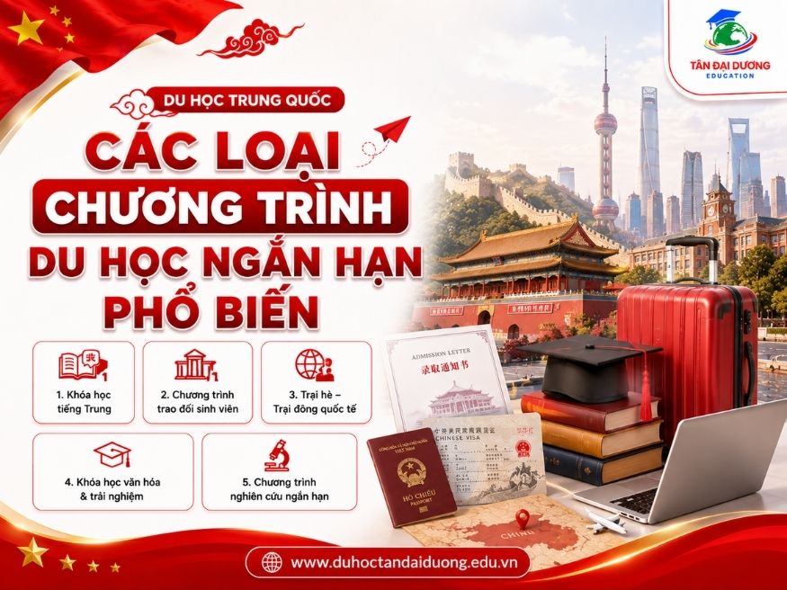 Các loại chương trình du học Trung Quốc ngắn hạn phổ biến