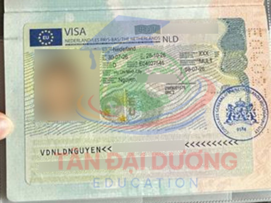 Visa du học Hà Lan Nguyễn N.B.C