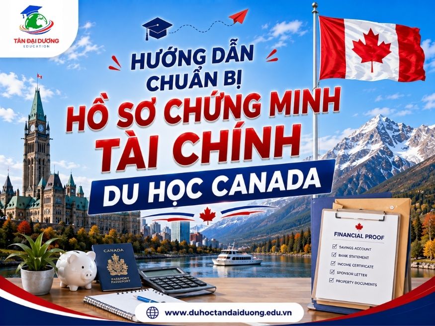 Hướng dẫn từng bước chuẩn bị hồ sơ chứng minh tài chính du học Canada