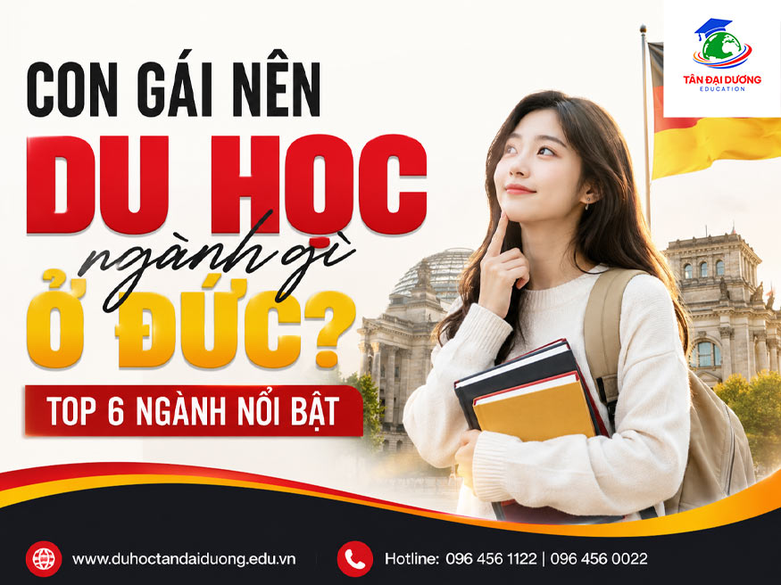 Con gái nên du học ngành gì ở Đức? Top 6 ngành nổi bật