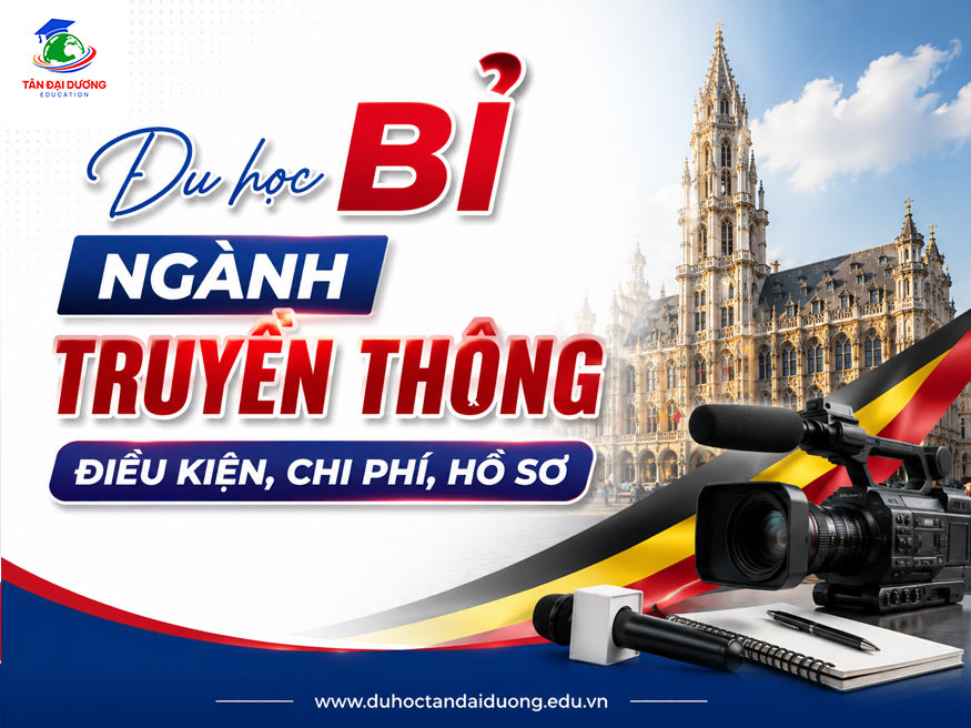 Du học Bỉ ngành truyền thông: Điều kiện, chi phí, hồ sơ