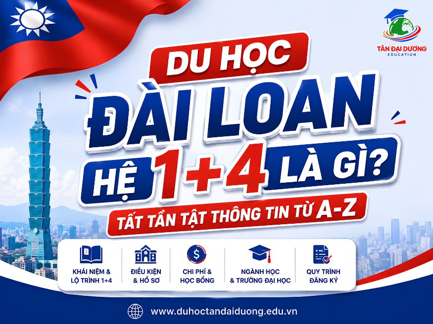Du học Đài Loan hệ 1+4 là gì? Tất tần tật thông tin từ A-Z