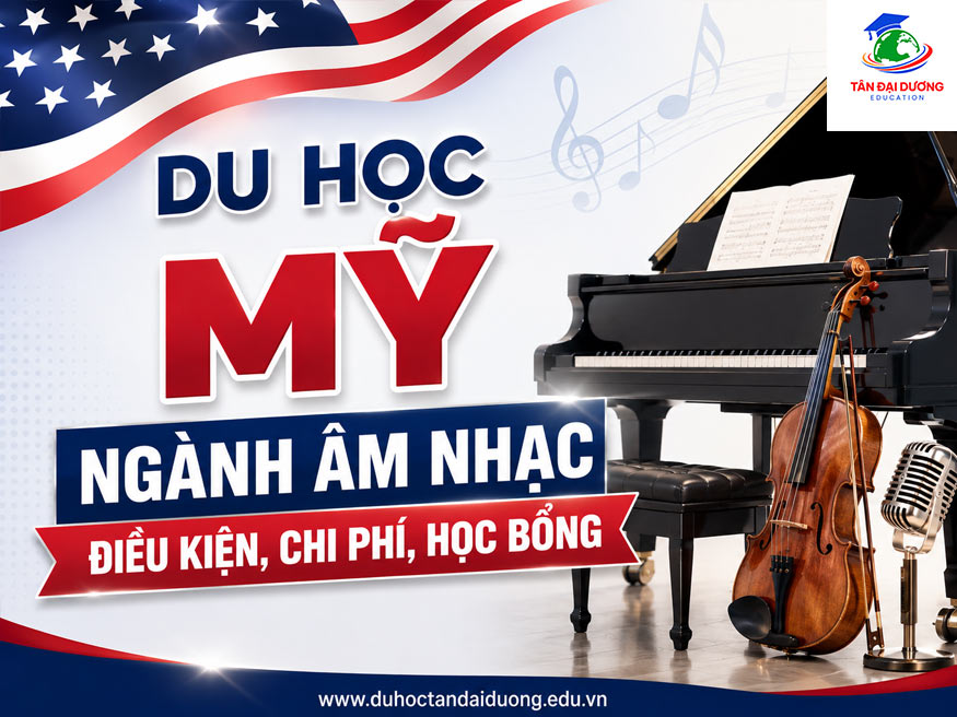 Du học Mỹ ngành âm nhạc: Điều kiện, chi phí, học bổng