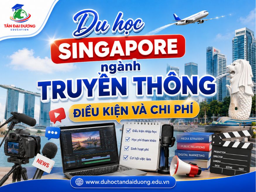 Du học Singapore ngành truyền thông: Điều kiện và chi phí