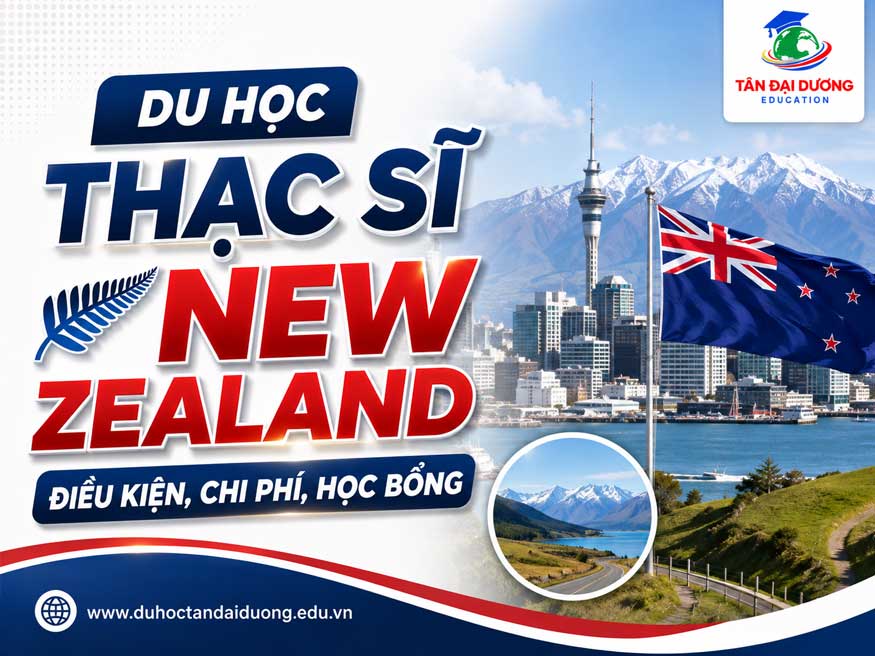 Du học thạc sĩ New Zealand: Điều kiện, chi phí, học bổng