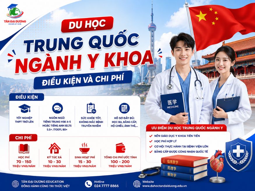 Du học Trung Quốc ngành y khoa